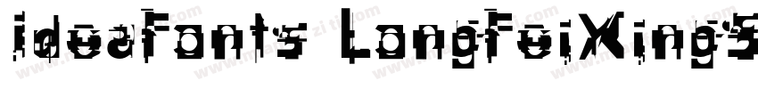 IdeaFonts LongFeiXingShu JP字体转换
